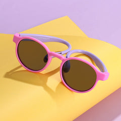 Trendy Round Frame Sunglasses for Girls