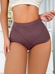 Geometric Pattern Briefs Stretchy Intimates Panties