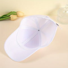 Double Butterfly Rhinestone Baseball Cap Casual Dad Hat