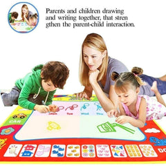 Water Magic Doodle Mat Drawing Painting Mat 60 with 2 Magic Pen Multicoloured