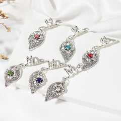 Ghost Wig Braids Accessories Spiral Clips Hair Rings Decor Alloy Leaf Pendant