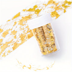 Holographic Nail Foil Flakes Stickers 3D Glitter Line Decoration