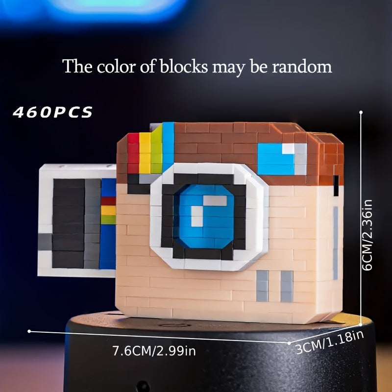 Camera Themed Building Blocks Set Nature Inspired DIY Educational Toy