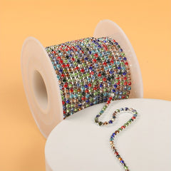 177in Rhinestone Chain for Nail Art, Shoe Decor
