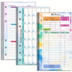 82pcs Classic A6 Planner Inserts Personal Double Sided Ref