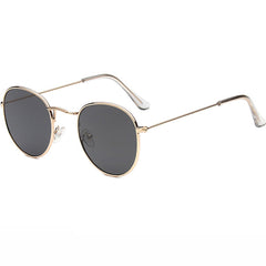 Vintage Oversized Round Sunglasses Women Sun Protection