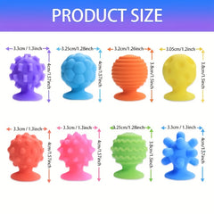 8pc Sensory Fidget Toys for Adults Anxiety Relief Mixed Colors