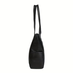 Large Capacity Tote Shoulder Bag Zipper Storage Bag