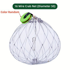 Automatic Opening & Closing Fishing Net Cage for Saltwater & Freshwater Fishing