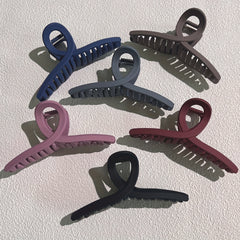 6pcs Large Hair Claw Non slip Hair Claw For Thin And Thick Hair