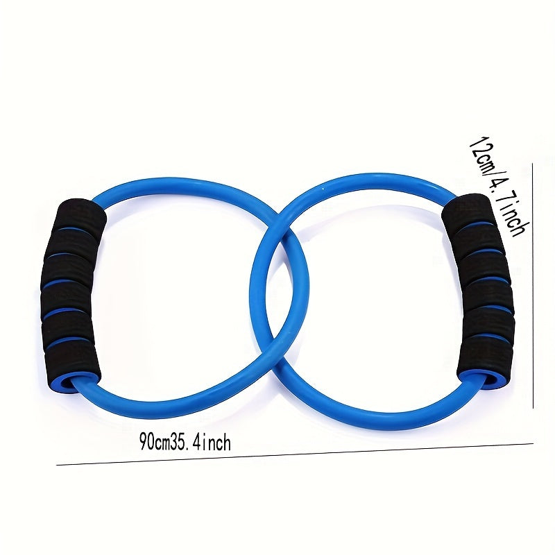 Double O Shaped Tension Rope Yoga Fitness Stretching Rope for Body Shaping