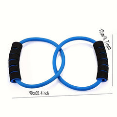 Double O Shaped Tension Rope Yoga Fitness Stretching Rope for Body Shaping