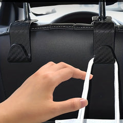 2pcs Car Seat Hooks Save Space Hang Heavy Objects Hide Back Hooks