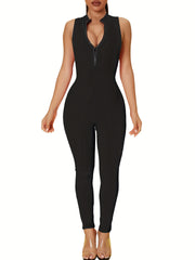 Sexy Slim Sleeveless Jumpsuit Women's Clothing