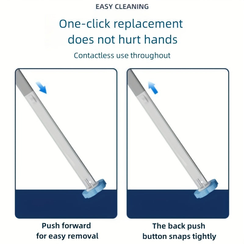 Disposable Toilet Brush Set for Sterile Toilet Cleaning