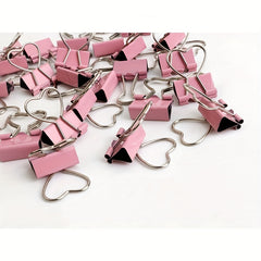 2pcs 19mm Heart Binder Clips - Creative & Organized