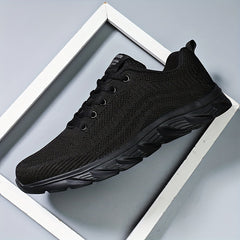 Men's Lightweight Knitted Casual Shoes Breathable Non Slip Sneakers