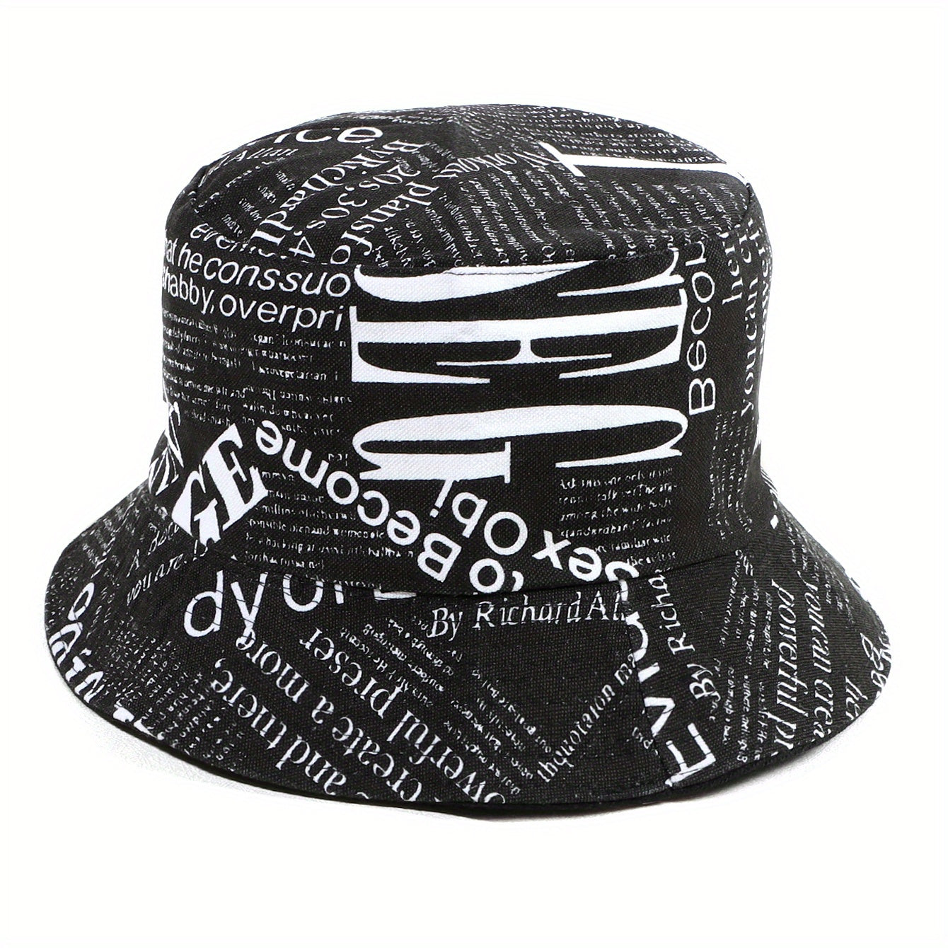 Reversible Sunscreen Bucket Hat Lightweight Outdoor Beach Cap
