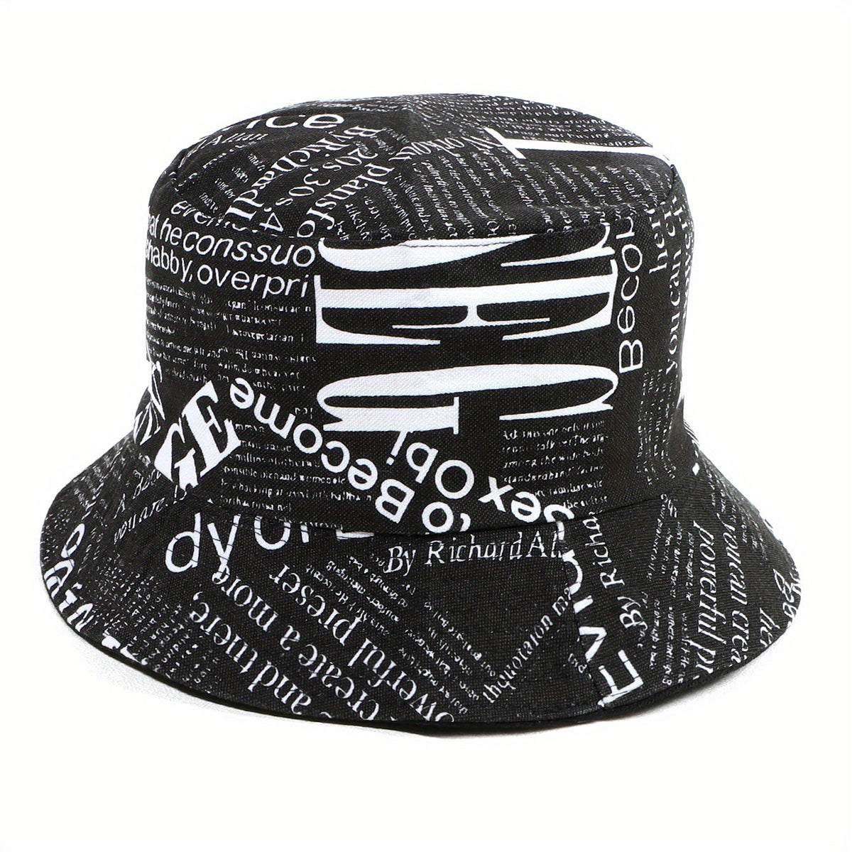 Reversible Sunscreen Bucket Hat Lightweight Outdoor Beach Cap