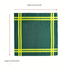 5-Pack Men's Silk Satin Strip Soft Handkerchief