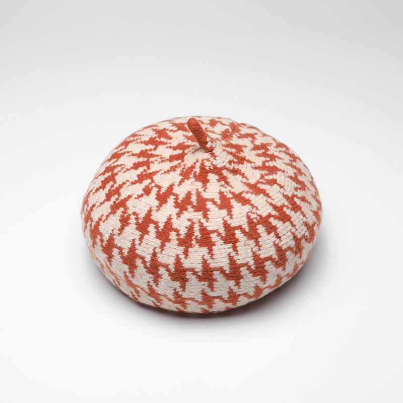 Multicolor Beret Casual Autumn Winter Painter Hat