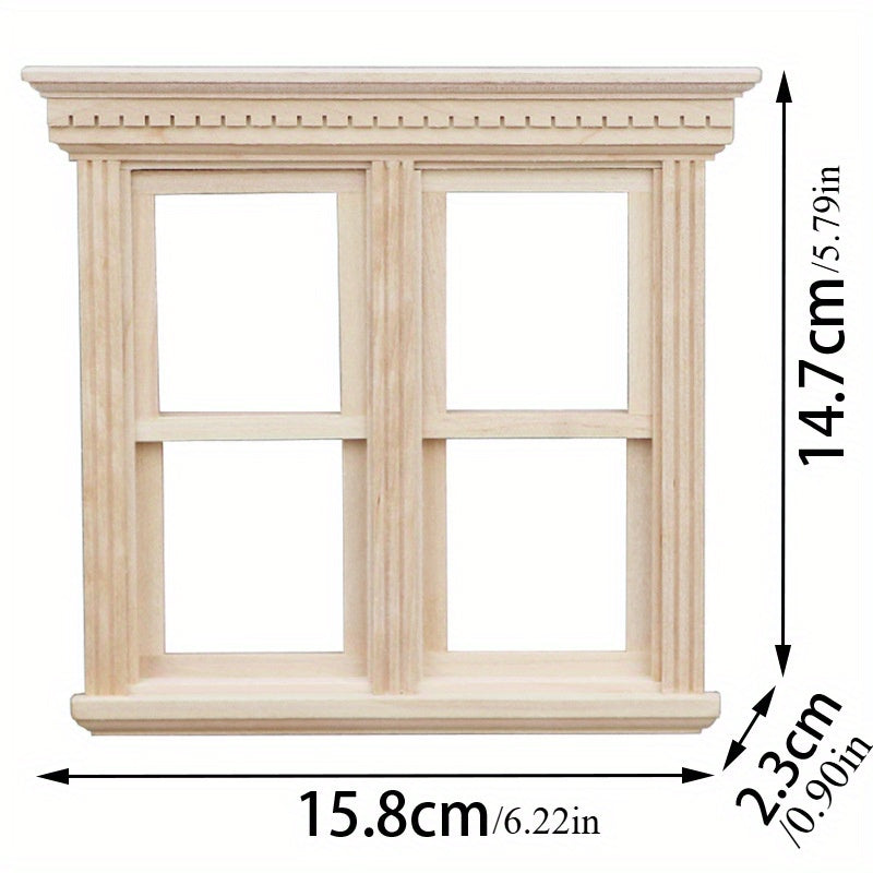1:12 Dollhouse Furniture Mini Push Window Model Scene Decoration