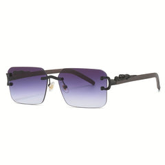 Polygon Rimless Sunglasses Cross border Catch all Sunglasses