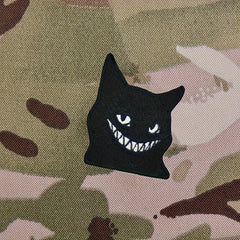 2pcs Cat Embroidered Patch w/ Hook & Loop Backing Fun Morale Patch