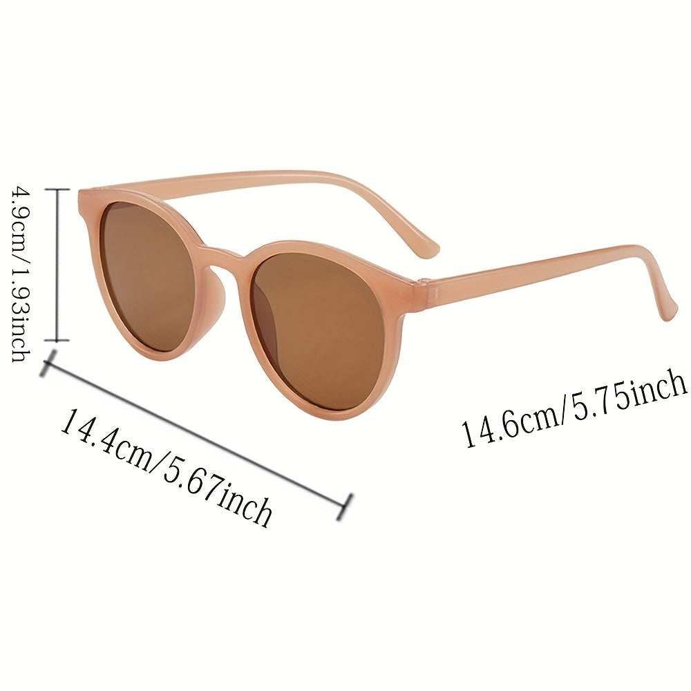 Retro Round Sunglasses Women Classic Vintage Driving Sun Glasses