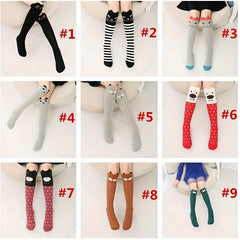 Cartoon Knee Socks for Autumn/Winter Warmth