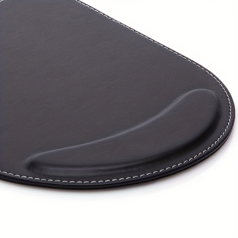 PU Leather Mouse Pad Non Slip Mouse Wrist Pad