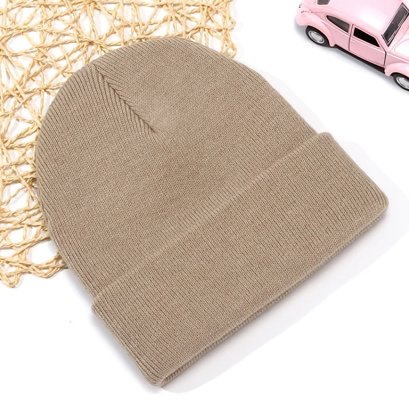 European American Harness Knitted Hat Autumn Winter Warm Wool Hat Men Women