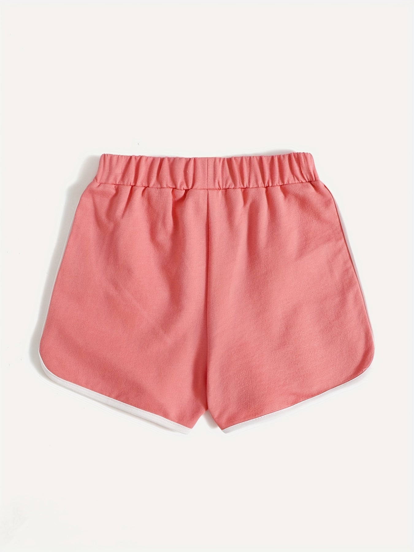 Girls ''Eggs'' Graphic Active Running Short Summer Athletic Shorts Kids Pleated