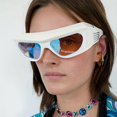 Y2K Wrap Around Sunglasses for Women Men UV400