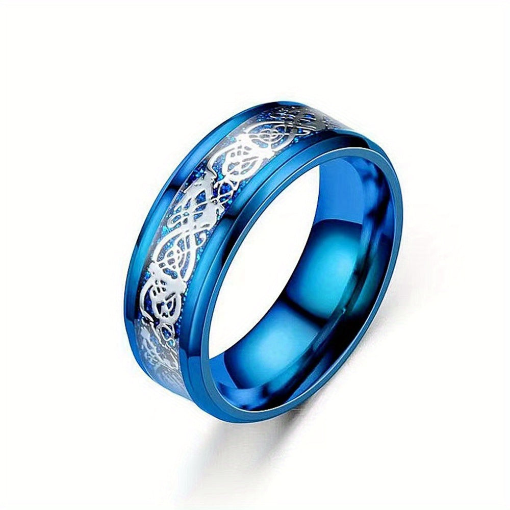 Dragon Pattern Ring For Men And Women