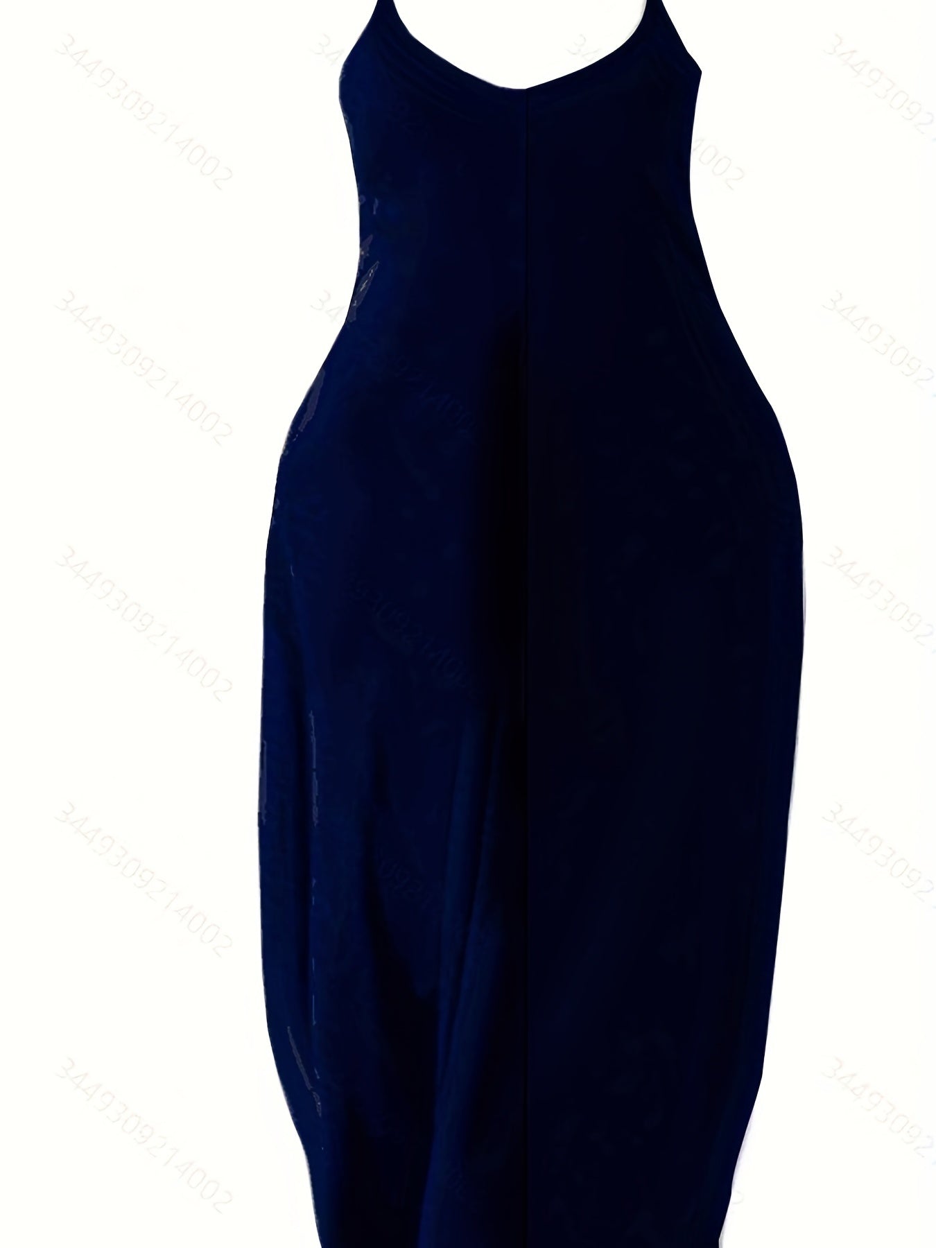 Women's Plus Leopard Print Maxi Cami Dress