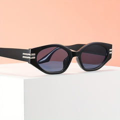 Cat Eye Sunglasses Retro Punk UV400 Sun Shades Glasses for Music Travel