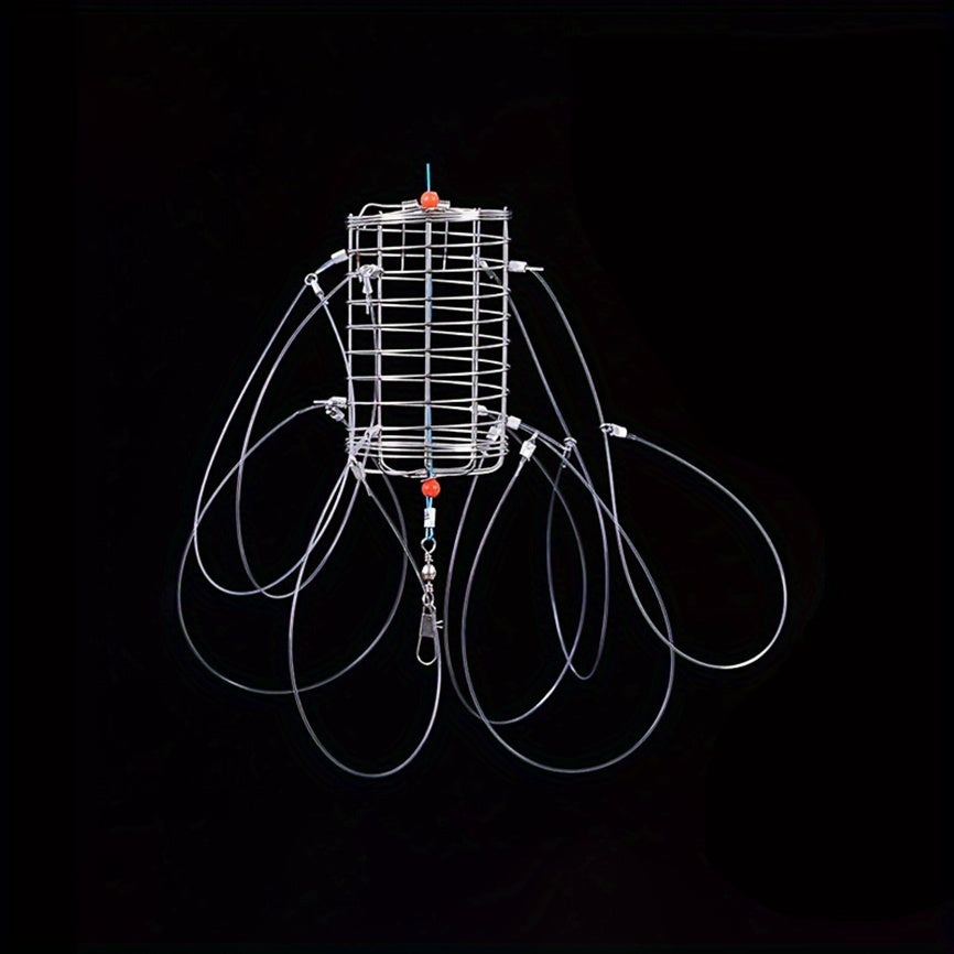 Stainless Steel Crab Catch Tool Bait Cage for Fishing