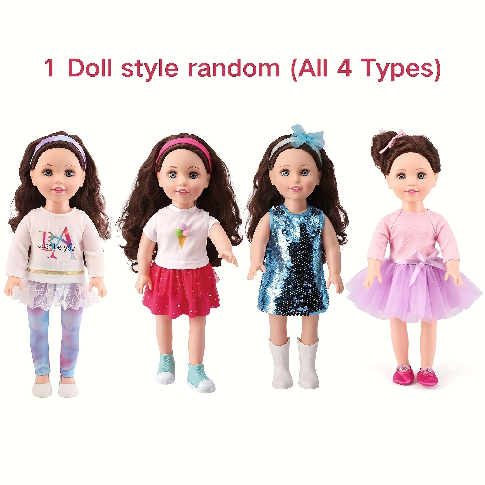 Belinda 18-Inch Stylish Doll Random Style Blow Molded Body 4 Styles