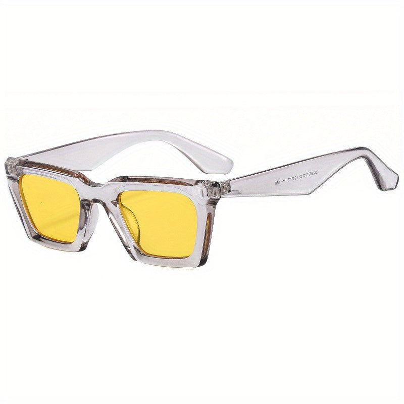 Y2K Cat Eye Sunglasses for Women Men Jelly UV400 Sun Shades