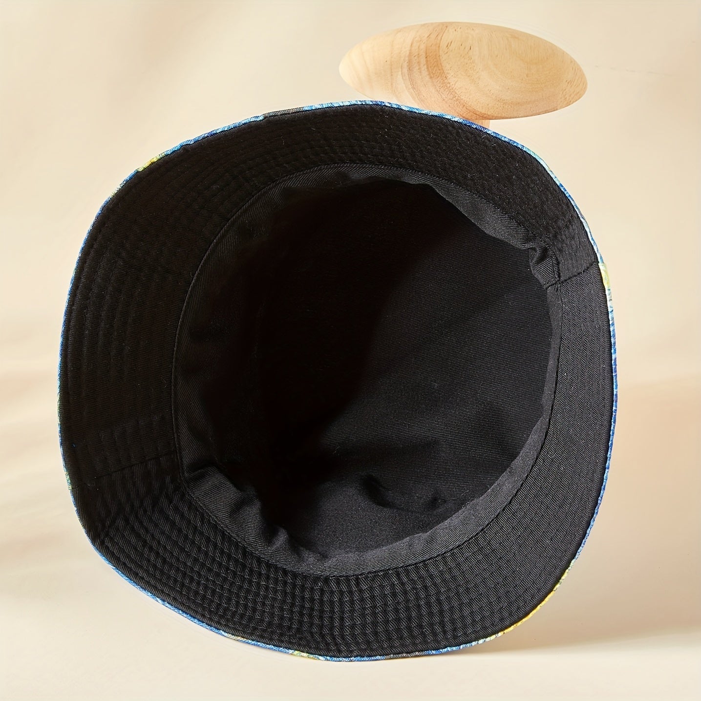 Oil Painting Print Bucket Hat Reversible Lightweight Basin Hat Summer Sunscreen