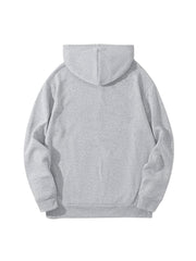 Cartoon Flower Print Hoodie Men's Casual Pullover Hooded Sweatshirt