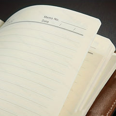 A5 Leather Buckle Diary Notebook for Office Meeting