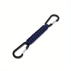 Outdoor Umbrella Rope Braided Double end Buckle Backpack Key Hanging Carabiner