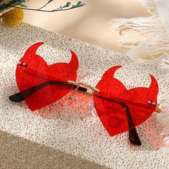 Abnormal Party Rimless Sunglasses for Women