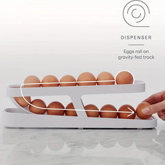Egg Conveyor Storage Rack Refrigerator Kitchen Egg Distributor