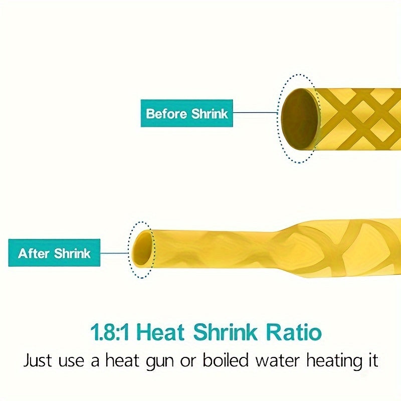 Creative Pattern Heat Shrinkable Handle Sleeve Anti-slip Cover