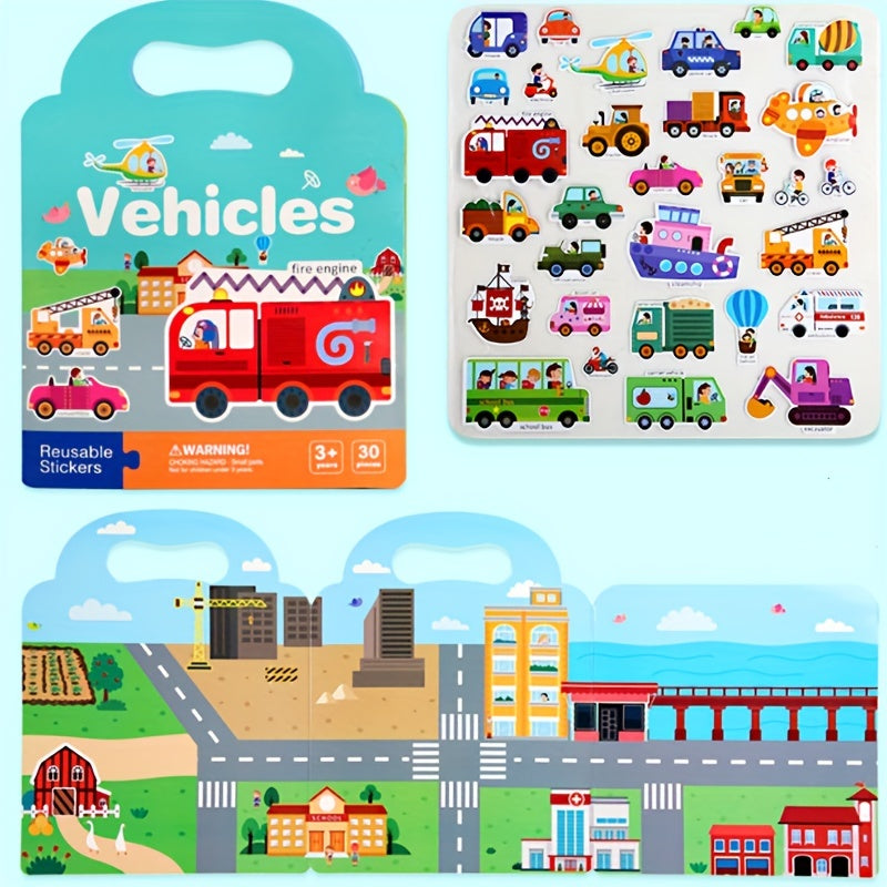 Reusable Sticker Book Educational Toys