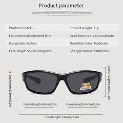 Men's Polarized Sports Sunglasses for Outdoor Activities