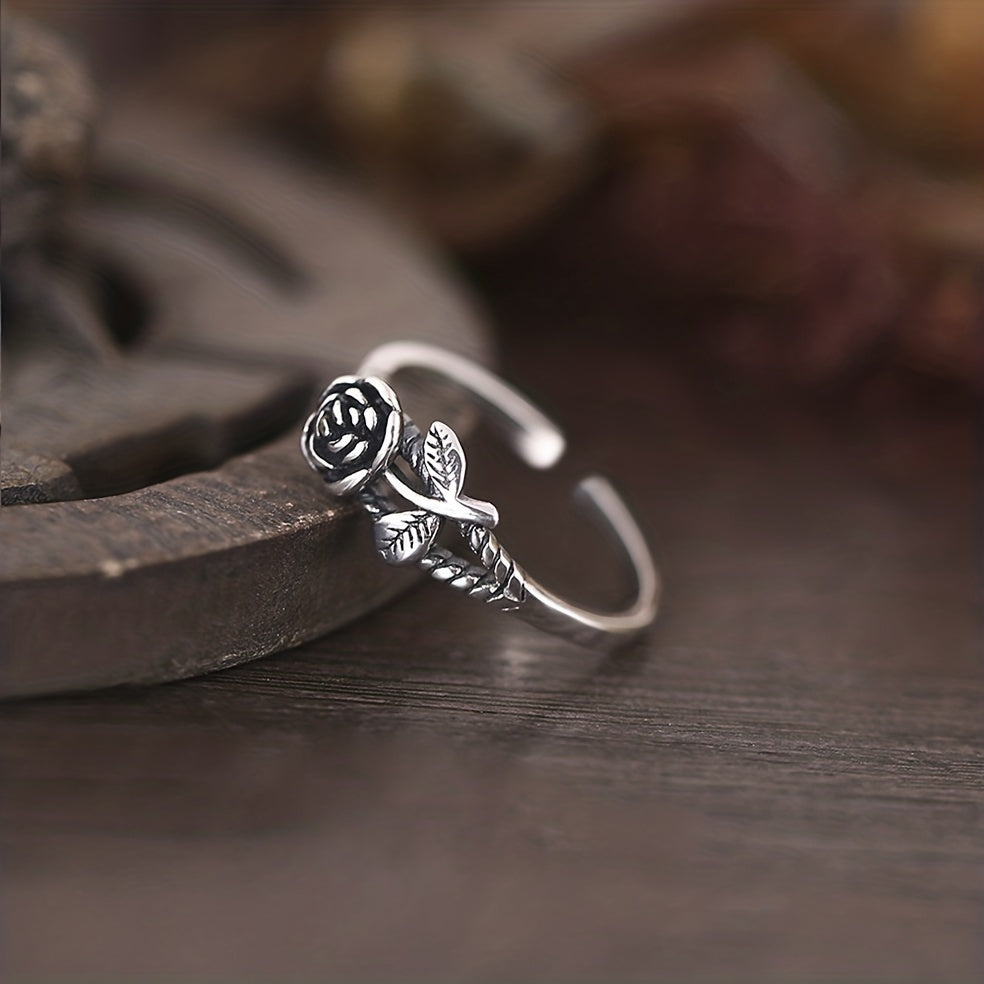 Eternal Tree Of Life Adjustable Ring Vintage Statement Jewelry